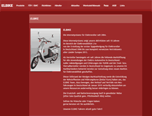 Tablet Screenshot of elbike.de
